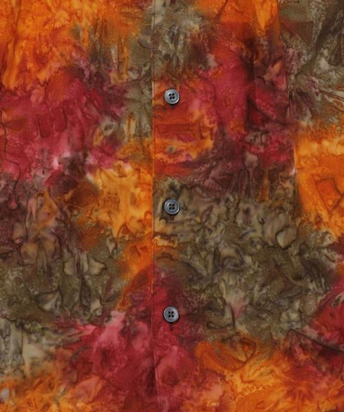 AiE（エーアイイー）の「＜AiE＞ PAINTER SHT BATIC/シャツ □□（シャツ/ブラウス・メンズ・オレンジ・SMALL/MEDIUM）」の6枚目の写真