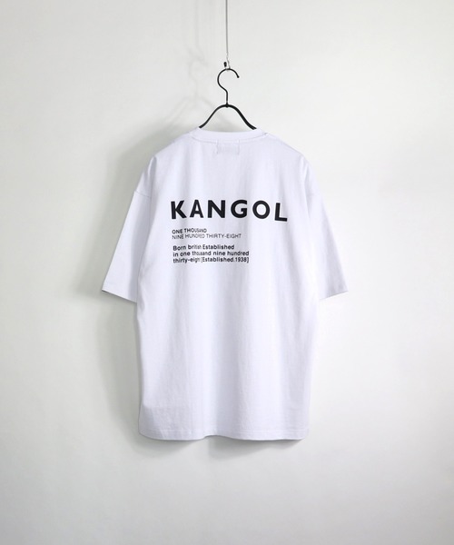 KANGOL(カンゴール)の「KANGOL / カンゴール ビッグシルエットロゴTシャツ(Tシャツ/カットソー・メンズ・ホワイト/ホワイト系その他/ホワイト系その他2/ブラック/ブラック系その他/ブラック系その他2/ベージュ/ベージュ系その他2/グリーン/ブルー系その他/ブルー系その他2/レッド系その他・M/L)」の3枚目の写真