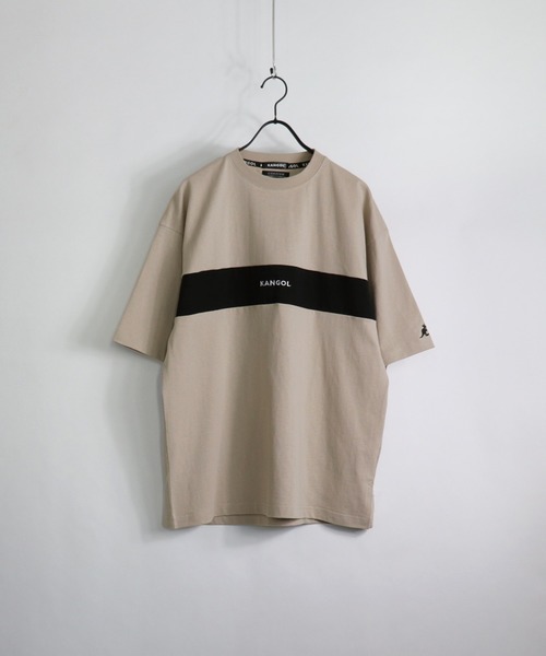 KANGOL(カンゴール)の「KANGOL / カンゴール ビッグシルエットロゴTシャツ(Tシャツ/カットソー・メンズ・ホワイト/ホワイト系その他/ホワイト系その他2/ブラック/ブラック系その他/ブラック系その他2/ベージュ/ベージュ系その他2/グリーン/ブルー系その他/ブルー系その他2/レッド系その他・M/L)」の9枚目の写真