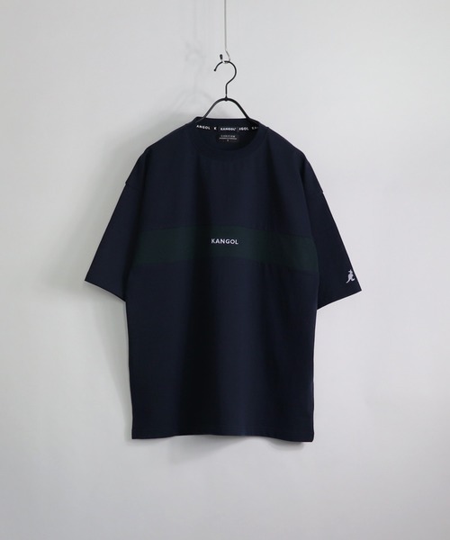 KANGOL(カンゴール)の「KANGOL / カンゴール ビッグシルエットロゴTシャツ(Tシャツ/カットソー・メンズ・ホワイト/ホワイト系その他/ホワイト系その他2/ブラック/ブラック系その他/ブラック系その他2/ベージュ/ベージュ系その他2/グリーン/ブルー系その他/ブルー系その他2/レッド系その他・M/L)」の1枚目の写真