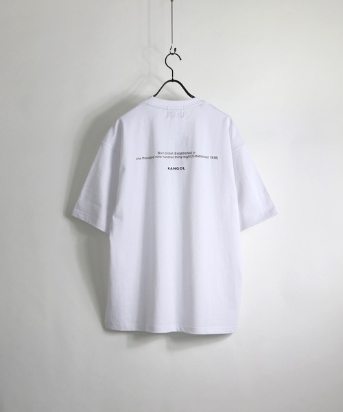 KANGOL(カンゴール)の「KANGOL / カンゴール ビッグシルエットロゴTシャツ(Tシャツ/カットソー・メンズ・ホワイト/ホワイト系その他/ホワイト系その他2/ブラック/ブラック系その他/ブラック系その他2/ベージュ/ベージュ系その他2/グリーン/ブルー系その他/ブルー系その他2/レッド系その他・M/L)」の17枚目の写真