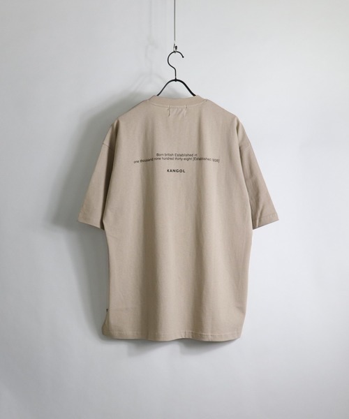 KANGOL(カンゴール)の「KANGOL / カンゴール ビッグシルエットロゴTシャツ(Tシャツ/カットソー・メンズ・ホワイト/ホワイト系その他/ホワイト系その他2/ブラック/ブラック系その他/ブラック系その他2/ベージュ/ベージュ系その他2/グリーン/ブルー系その他/ブルー系その他2/レッド系その他・M/L)」の18枚目の写真