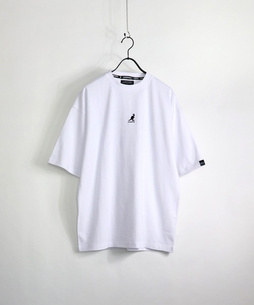 KANGOL(カンゴール)の「KANGOL / カンゴール ビッグシルエットロゴTシャツ(Tシャツ/カットソー・メンズ・ホワイト/ホワイト系その他/ホワイト系その他2/ブラック/ブラック系その他/ブラック系その他2/ベージュ/ベージュ系その他2/グリーン/ブルー系その他/ブルー系その他2/レッド系その他・M/L)」の13枚目の写真