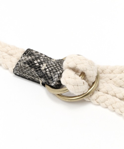 niko and...(ニコアンド)の「オリジナルダブルリングロープベルト(ベルト・レディース・その他1/ブラウン・FREE)」の5枚目の写真