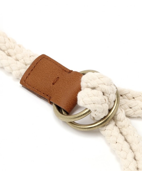 niko and...(ニコアンド)の「オリジナルダブルリングロープベルト(ベルト・レディース・その他1/ブラウン・FREE)」の8枚目の写真