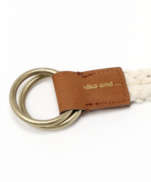 niko and...(ニコアンド)の「オリジナルダブルリングロープベルト(ベルト・レディース・その他1/ブラウン・FREE)」の9枚目の写真