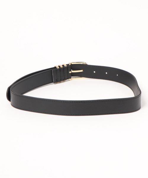 ENVYM(アンビー)の「スクエアバックルベルト(ベルト・レディース・ブラック・FREE)」の2枚目の写真