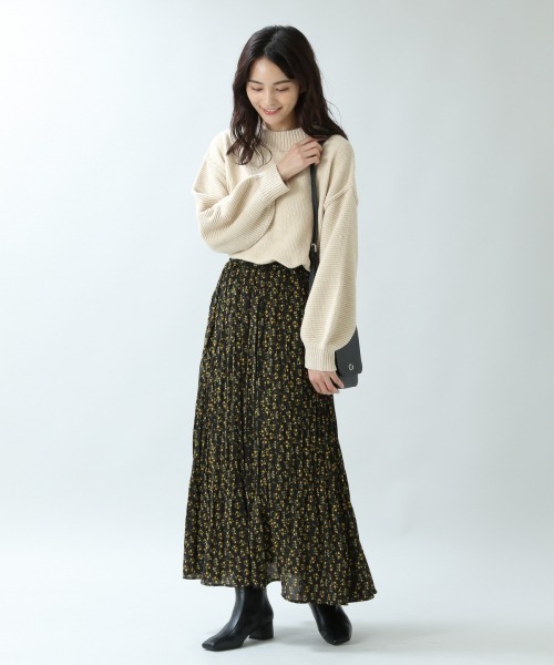 RAGEBLUE（レイジブルー）の「ソデパフモールニット/892564（ニット/セーター・レディース・ホワイト/ベージュ/パープル/ブルー/ブラウン/ブルー系その他/グリーン/ピンク・FREE）」の20枚目の写真