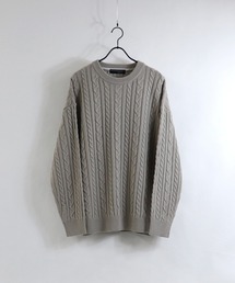 Confirm | Confirm / コンファーム ビッグシルエットケーブルクルーニット(ニット/セーター)