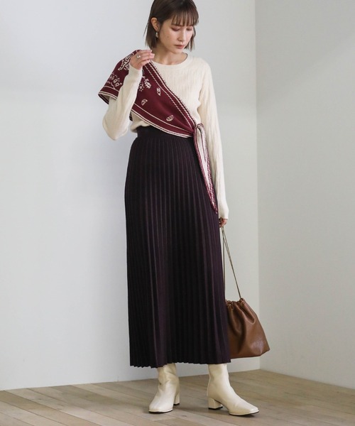 select MOCA(セレクトモカ)の「フェイクレザースクエアヒールブーツ(ブーツ・レディース・ライトベージュ/ブラック/ミント・LARGE/SMALL/MEDIUM)」の4枚目の写真