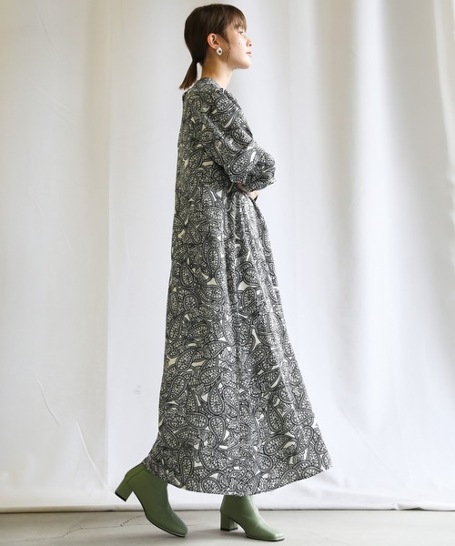 select MOCA(セレクトモカ)の「フェイクレザースクエアヒールブーツ(ブーツ・レディース・ライトベージュ/ブラック/ミント・LARGE/SMALL/MEDIUM)」の20枚目の写真