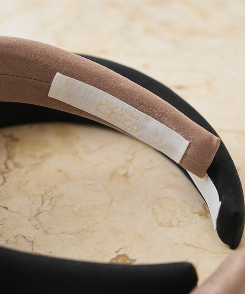 Chico（チコ）の「ワイドカチューシャ（カチューシャ・レディース・ブラック/ベージュ・FREE）」の3枚目の写真