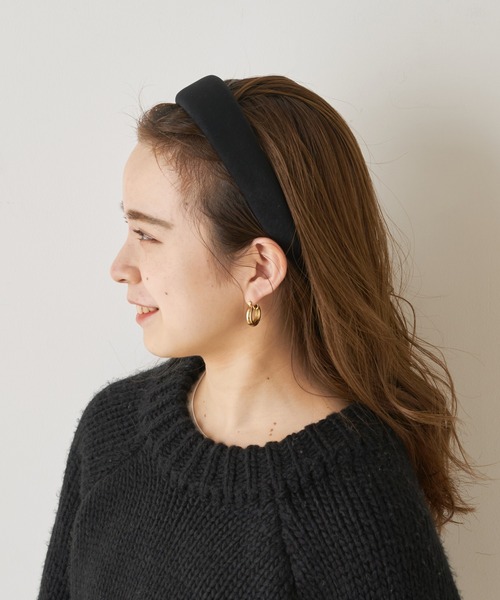 Chico（チコ）の「ワイドカチューシャ（カチューシャ・レディース・ブラック/ベージュ・FREE）」の6枚目の写真