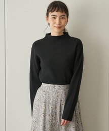 AMERICAN HOLIC | モックネックリブニットプルオーバー(ニット/セーター)