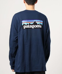 【Patagonia/パタゴニア】ロゴプリントクルーネックロングスリーブTシャツ