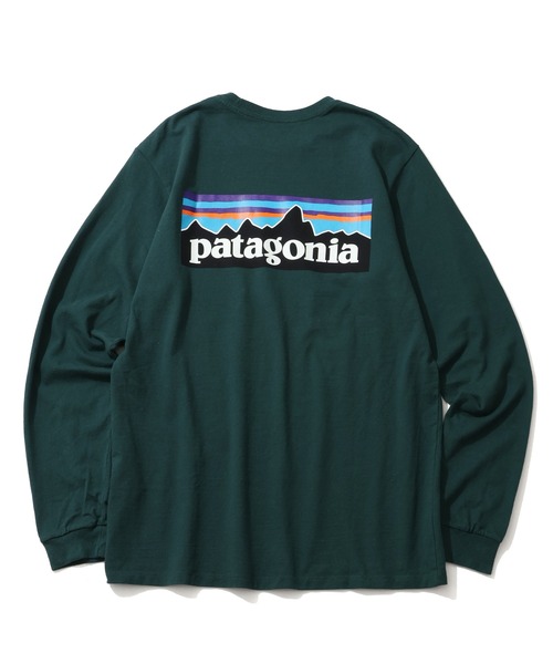 90s USA製 Patagonia ロングスリーブTシャツ　グリーン 90s USA製 Patagonia ロングスリーブTシャツ グリーン patagonia