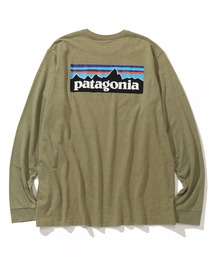 【Patagonia/パタゴニア】ロゴプリントクルーネックロングスリーブTシャツ