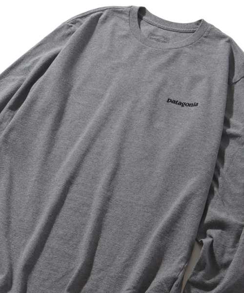 Patagonia/パタゴニア】ロゴプリントクルーネックロングスリーブ