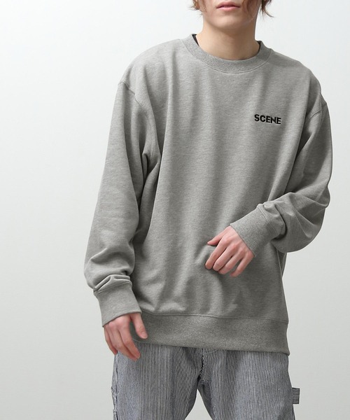 scene（シーン）の「【SCENE 】胸ロゴ バックロゴスウェット
