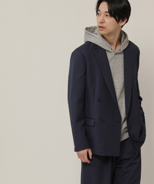 KASHIYAMA（カシヤマ）の「TECH-POLYESTER ストレッチ4Bジャケット（テーラードジャケット・メンズ・ネイビー/グレー/ブラウン/ブラック・マルチサイズ）」の4枚目の写真