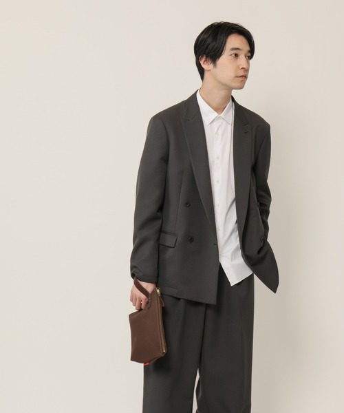 KASHIYAMA（カシヤマ）の「TECH-POLYESTER ストレッチ4Bジャケット（テーラードジャケット・メンズ・ネイビー/グレー/ブラウン/ブラック・マルチサイズ）」の2枚目の写真