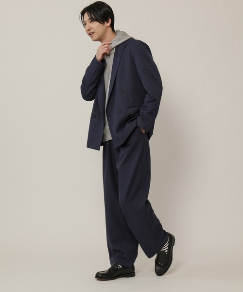 KASHIYAMA（カシヤマ）の「TECH-POLYESTER ストレッチ4Bジャケット（テーラードジャケット・メンズ・ネイビー/グレー/ブラウン/ブラック・マルチサイズ）」の20枚目の写真