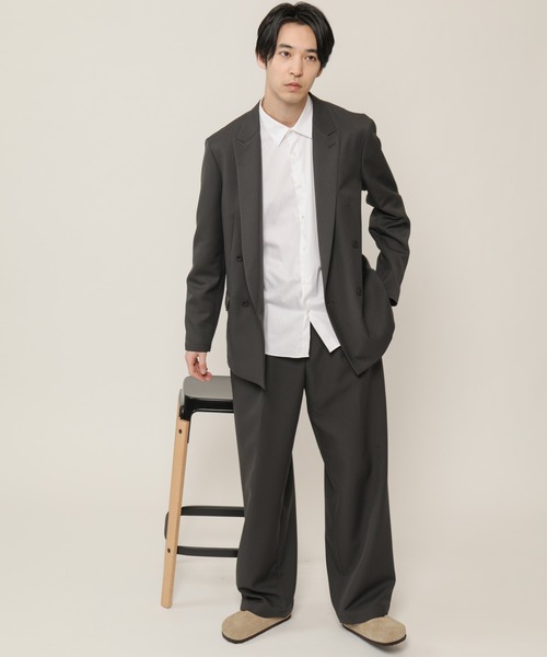 KASHIYAMA（カシヤマ）の「TECH-POLYESTER ストレッチ4Bジャケット（テーラードジャケット・メンズ・ネイビー/グレー/ブラウン/ブラック・マルチサイズ）」の10枚目の写真