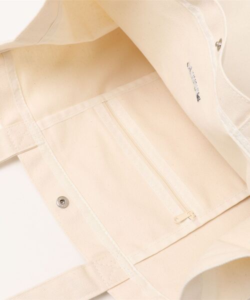 MURUA（ムルーア）の「【MURUA/ムルーア】 キャンバス トートバッグ SAC'S BAR Jean 別注（トートバッグ・レディース・ブラック/アイボリー・FREE）」の5枚目の写真