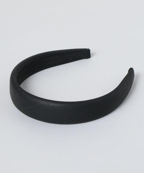 BEAUTY&YOUTH UNITED ARROWS（ビューティーアンドユースユナイテッドアローズ）の「＜MARZOLINE MILANO＞FAKE LEATHER HEADBAND/カチューシャ.（カチューシャ・レディース・ブラック/ライトピンク/ベージュ・FREE）」の2枚目の写真