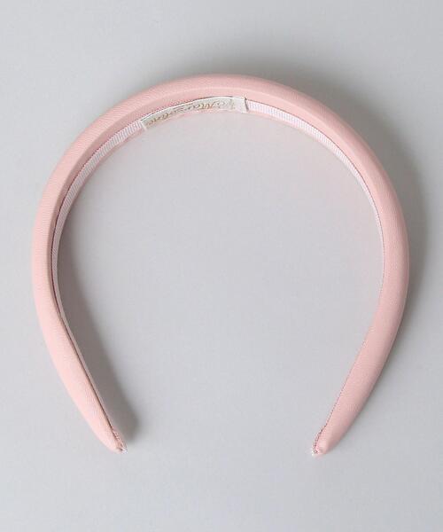 BEAUTY&YOUTH UNITED ARROWS（ビューティーアンドユースユナイテッドアローズ）の「＜MARZOLINE MILANO＞FAKE LEATHER HEADBAND/カチューシャ.（カチューシャ・レディース・ブラック/ライトピンク/ベージュ・FREE）」の4枚目の写真