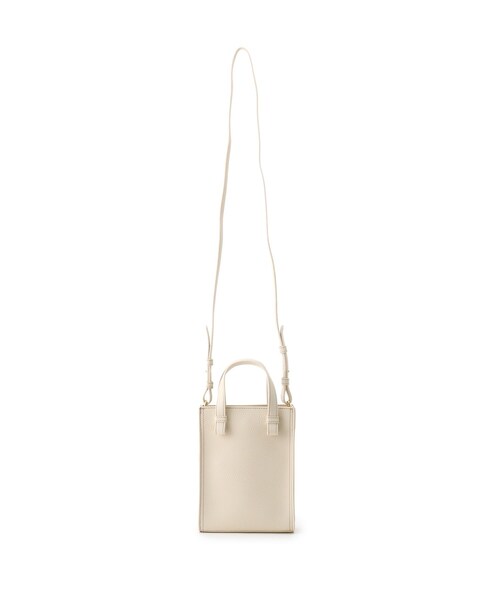 OPAQUE.CLIP（オペークドットクリップ）の「◆フェイクレザー 配色ステッチケータイミニショルダー（ショルダーバッグ・レディース・ライトブルー/ブラック/オフホワイト/キャメル・00）」の14枚目の写真