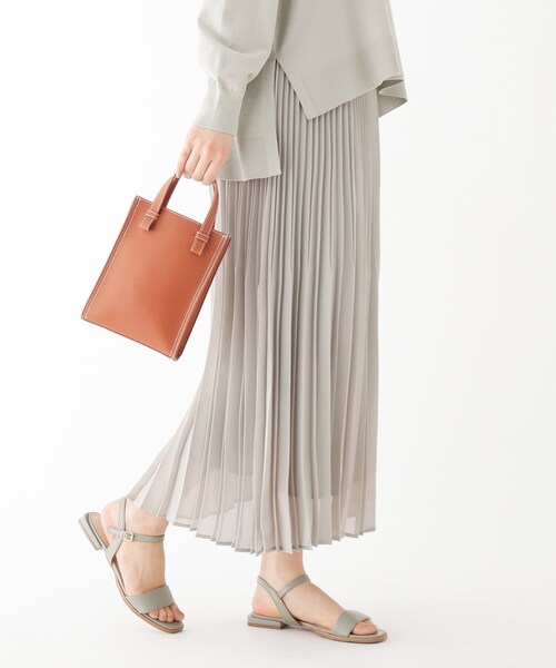 OPAQUE.CLIP（オペークドットクリップ）の「◆フェイクレザー 配色ステッチケータイミニショルダー（ショルダーバッグ・レディース・ライトブルー/ブラック/オフホワイト/キャメル・00）」の7枚目の写真