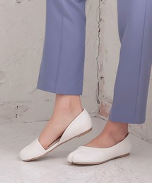 足袋サイドカットフラットパンプス