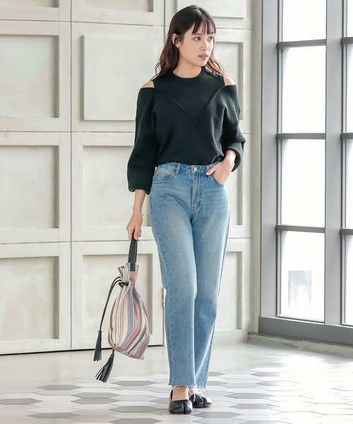 KOBE LETTUCE（コウベレタス）の「足袋サイドカットフラットパンプス（パンプス・レディース・ブラック/キャメル/ホワイト/ベージュ・L/S/LL/M）」の8枚目の写真