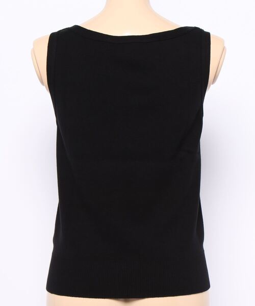 agnes b.(アニエスベー)の「J155 TS コットンニットタンクトップ(タンクトップ・レディース・ブラック・1/2/3)」の2枚目の写真