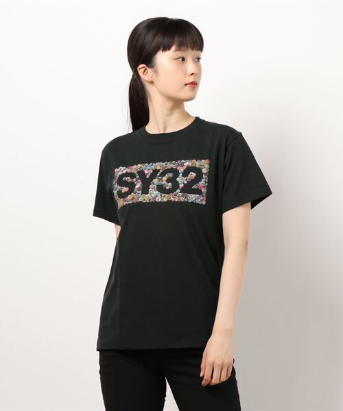 【セール】【SY32 by SWEET YEARS】INK JET BOX LOGO TEE（Tシャツ/カットソー）｜IO（イオ）（イオ）