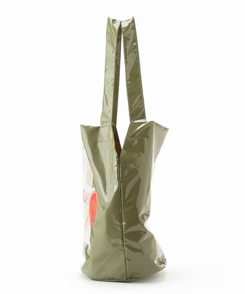 Casselini（キャセリーニ）の「コラージュトート（トートバッグ・レディース・アイボリー/カーキ/ラベンダー/シルバー・FREE）」の5枚目の写真