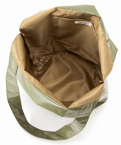 Casselini（キャセリーニ）の「コラージュトート（トートバッグ・レディース・アイボリー/カーキ/ラベンダー/シルバー・FREE）」の8枚目の写真