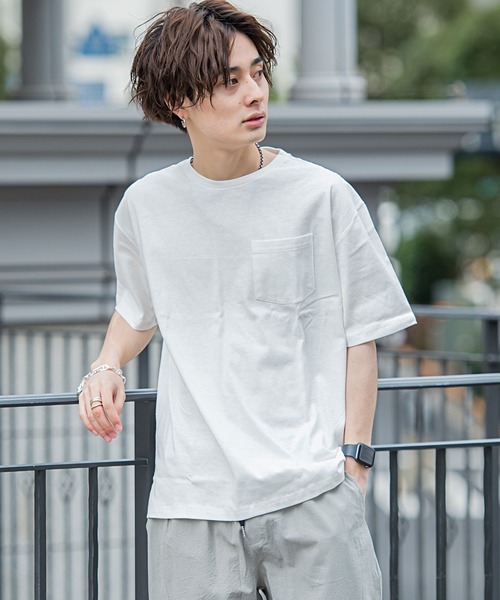 セール 濡れ染み防止加工クルーネックビッグ半袖tシャツ Vijp21 06 Tシャツ カットソー Silver Bullet シルバーバレット のファッション通販 Zozotown