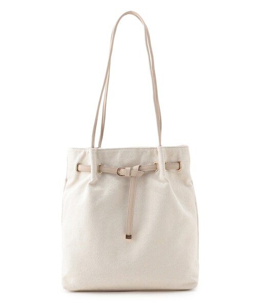 grove（グローブ）の「◆タックベルトコンビトート（トートバッグ・レディース・ホワイト系6/サックスブルー系7/ブラック/ライトグレー/イエロー系その他5・00）」の3枚目の写真