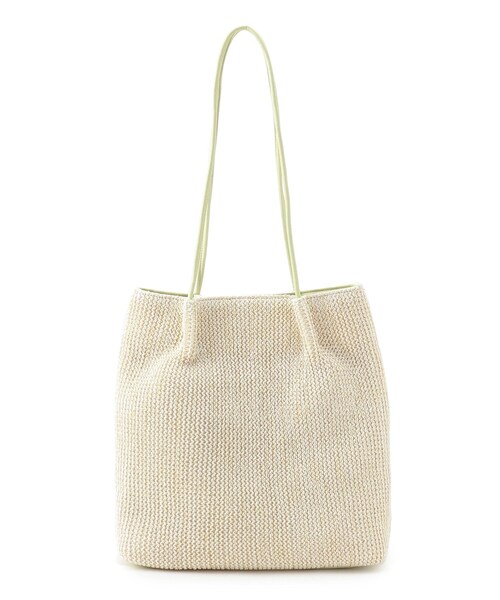 grove（グローブ）の「◆タックベルトコンビトート（トートバッグ・レディース・ホワイト系6/サックスブルー系7/ブラック/ライトグレー/イエロー系その他5・00）」の11枚目の写真