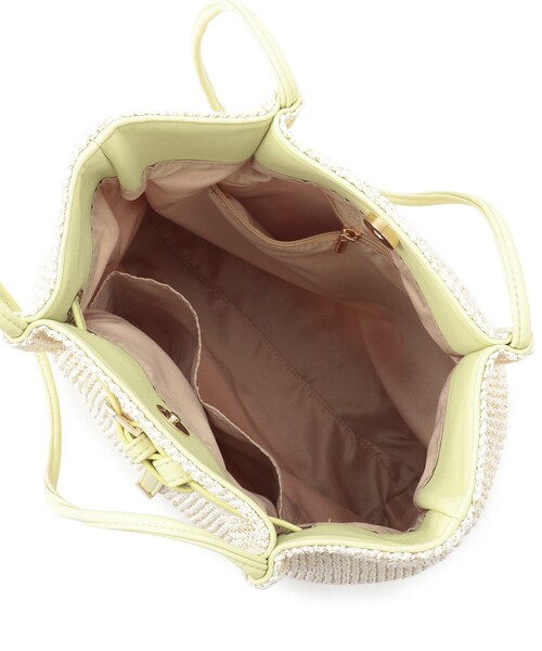 grove（グローブ）の「◆タックベルトコンビトート（トートバッグ・レディース・ホワイト系6/サックスブルー系7/ブラック/ライトグレー/イエロー系その他5・00）」の14枚目の写真