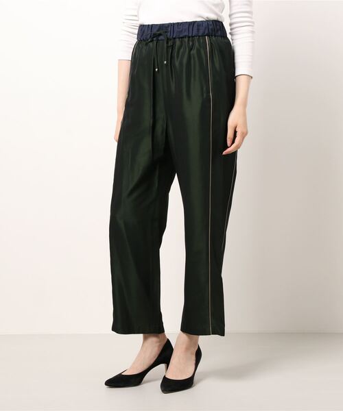 Fantastic Days(ファンタスティックデイズ)の「【 FANTASTICDAYS / ファンタスティックデイズ 】 トリアセテート サイドラインパンツ(その他パンツ・レディース・ベージュ/グリーン・40/36/38)」の7枚目の写真