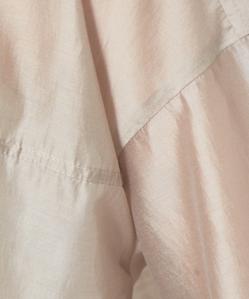 abahouse mavie（アバハウスマヴィ）の「【販売店舗限定】サイドリボンシアーショートシャツ（シャツ/ブラウス・レディース・ブラック/グレイッシュベージュ/ライム/ブルー・フリー）」の18枚目の写真