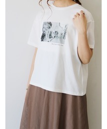 Te chichi | モノクロフォトTシャツ（town）(Tシャツ/カットソー)