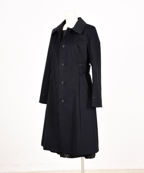 Dear Princess（ディアプリンセス）の「トリプルピーチ　コート（ステンカラーコート・レディース・ベージュ/ネイビー・SMALL/MEDIUM）」の16枚目の写真