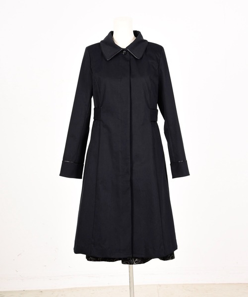 Dear Princess（ディアプリンセス）の「トリプルピーチ　コート（ステンカラーコート・レディース・ベージュ/ネイビー・SMALL/MEDIUM）」の15枚目の写真