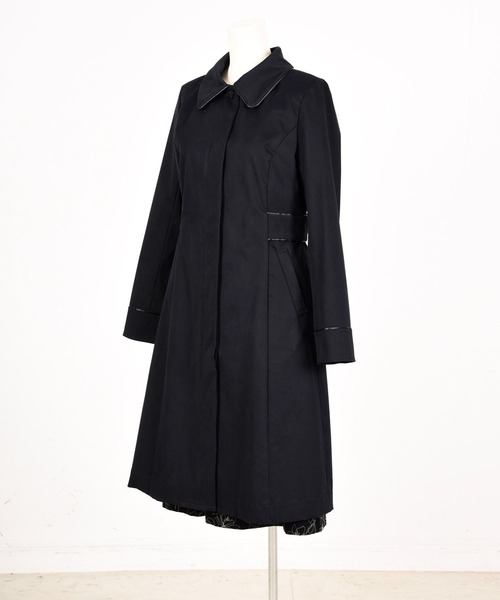 Dear Princess（ディアプリンセス）の「トリプルピーチ　コート（ステンカラーコート・レディース・ベージュ/ネイビー・SMALL/MEDIUM）」の13枚目の写真