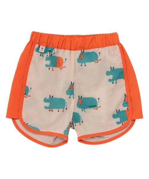 moimoln（モイモルン）の「生活防水仕様・4分丈パンツ（その他パンツ・キッズ・アイボリー/ピンク系その他2・130cm/120cm/100cm/90cm/110cm）」の2枚目の写真