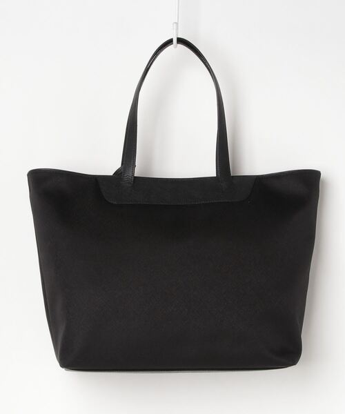 PELLE MORBIDA(ペッレモルビダ)の「CAPITANO(キャピターノ)ナイロン×レザー トートバッグ-CA113(トートバッグ・メンズ・ブラック/チャコールグレー/ネイビー/ダークブラウン・FREE)」の20枚目の写真